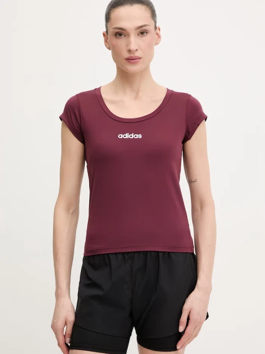 Zdjęcie produktu adidas Performance t-shirt treningowy Hyperglam bordowy