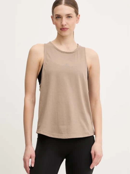 Zdjęcie produktu adidas Performance top treningowy Motion Essentials brązowy