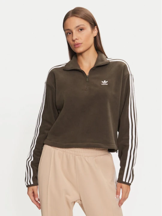 Zdjęcie produktu adidas Polar Polar Fleece 1 / 2 Zip IW3164 Zielony Loose Fit