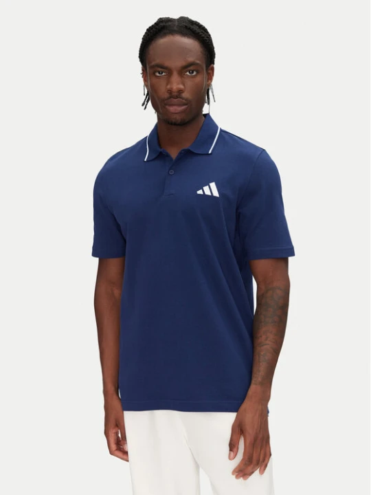 Zdjęcie produktu adidas Polo Essentials Small Logo JE9021 Granatowy Regular Fit