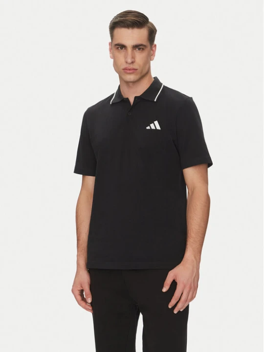 Zdjęcie produktu adidas Polo Essentials Small Logo JE9023 Czarny Regular Fit