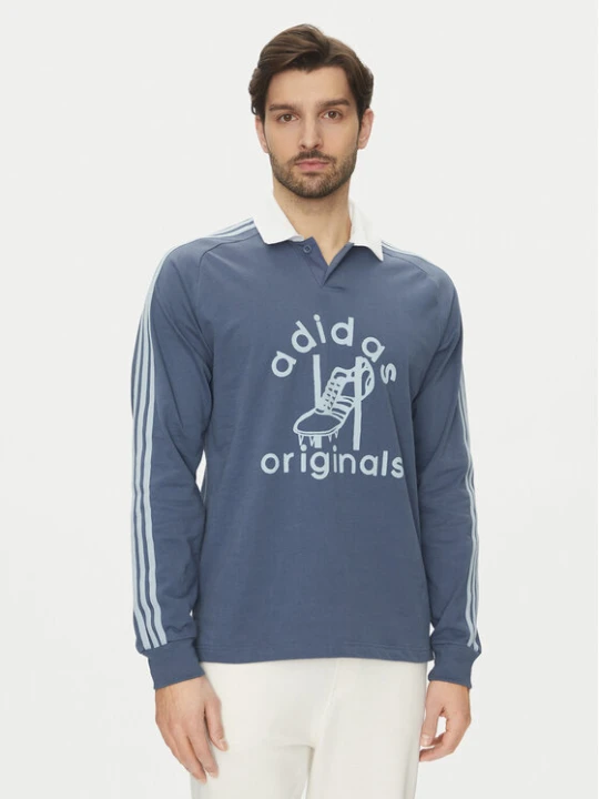 Zdjęcie produktu adidas Polo Rugby JD1090 Niebieski Regular Fit