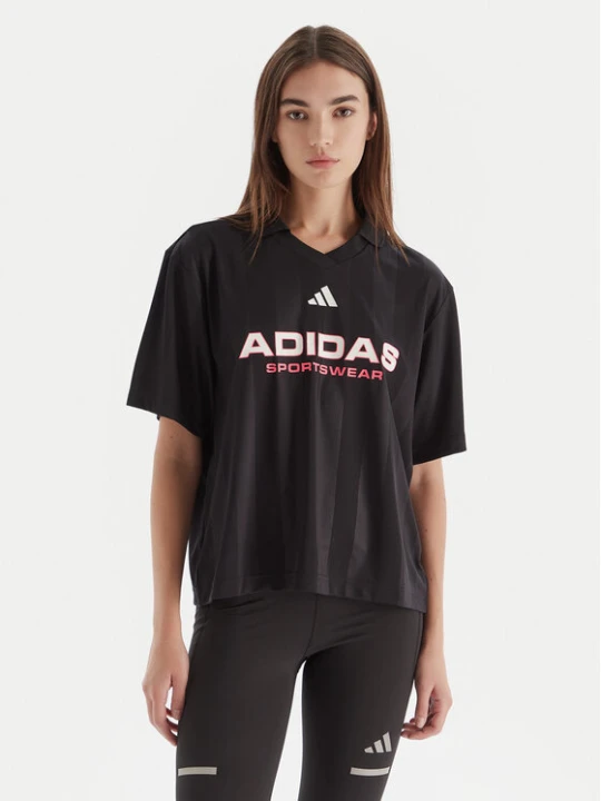 Zdjęcie produktu adidas Polo Tiro JN2749 Czarny Loose Fit