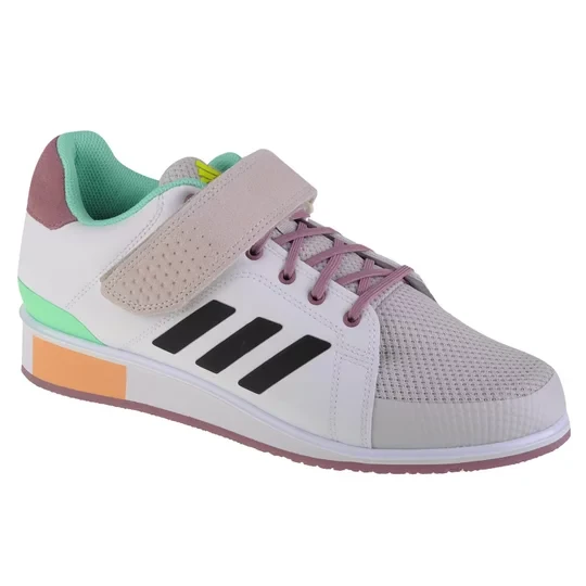 Zdjęcie produktu adidas Power Perfect 3 GX2896, Męskie, Białe, buty na siłownię, tkanina, rozmiar: 48 2/3