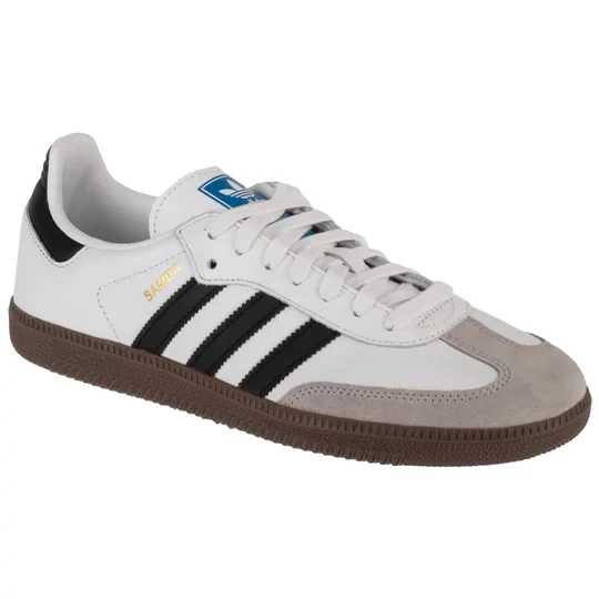 Zdjęcie produktu adidas Samba OG B75806, Unisex, Białe, buty sneakers, skóra zamszowa, rozmiar: 35, 5 adidas Originals