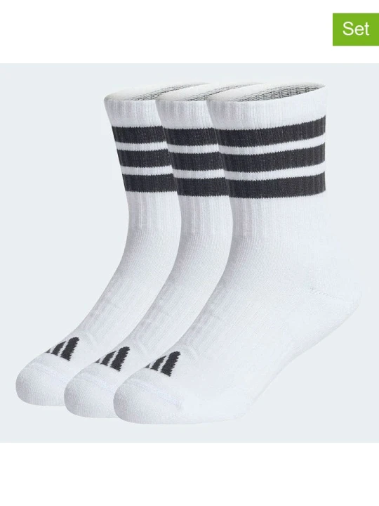 Zdjęcie produktu adidas Skarpety (3 pary) w kolorze białym rozmiar: 28