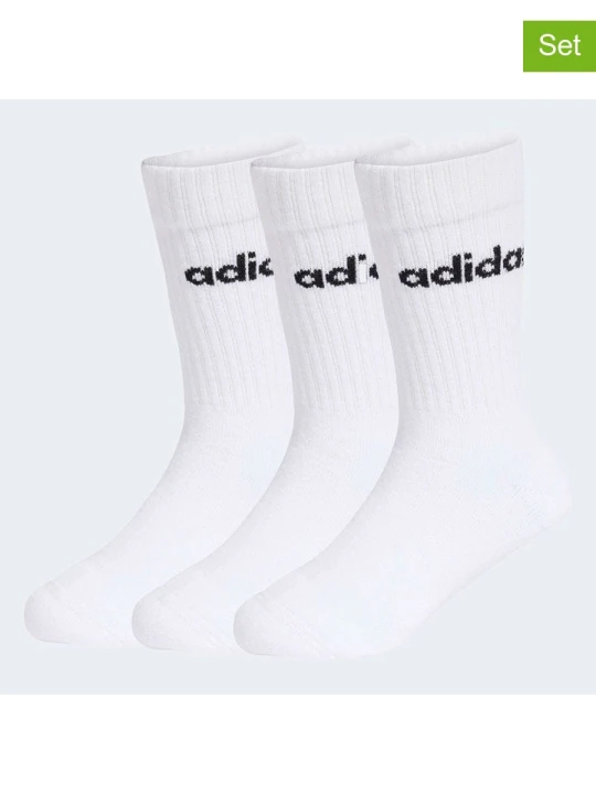 Zdjęcie produktu adidas Skarpety (3 pary) w kolorze białym rozmiar: 25