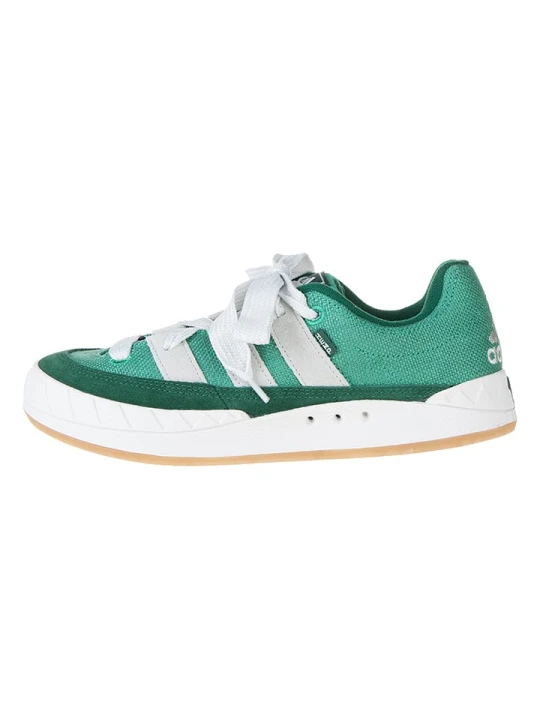 Zdjęcie produktu adidas Skórzane sneakersy "Adimatic" w kolorze zielonym rozmiar: 42 2/3