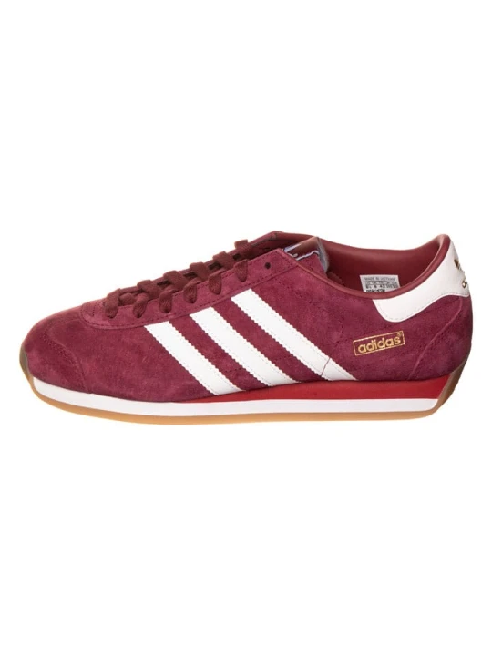 Zdjęcie produktu adidas Skórzane sneakersy "Country Japan" w kolorze czerwonym rozmiar: 44