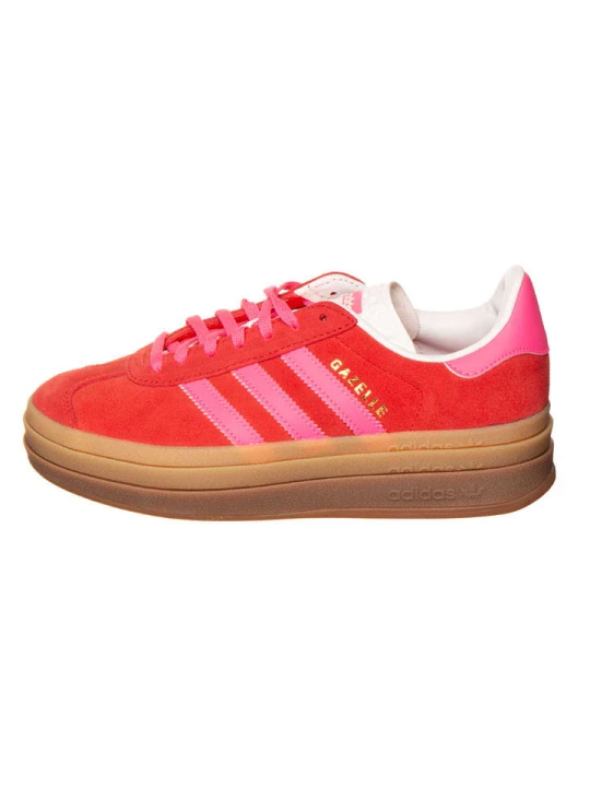 Zdjęcie produktu adidas Skórzane sneakersy "Gazelle Bold" w kolorze czerwonym rozmiar: 40 2 / 3