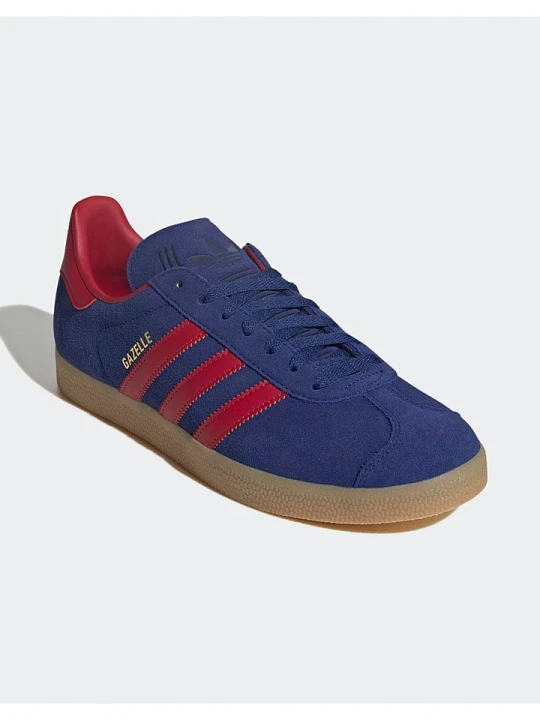 Zdjęcie produktu adidas Skórzane sneakersy "Gazelle" w kolorze granatowym rozmiar: 43