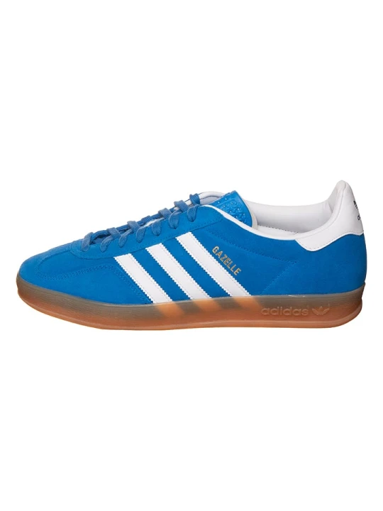 Zdjęcie produktu adidas Skórzane sneakersy "Gazelle" w kolorze niebieskim rozmiar: 44
