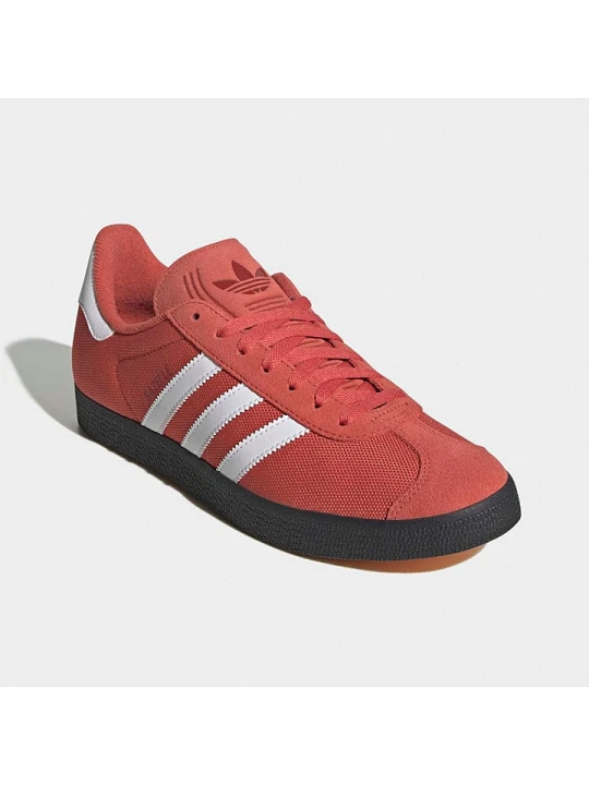 Zdjęcie produktu adidas Skórzane sneakersy "Gazelle" w kolorze pomarańczowym rozmiar: 38