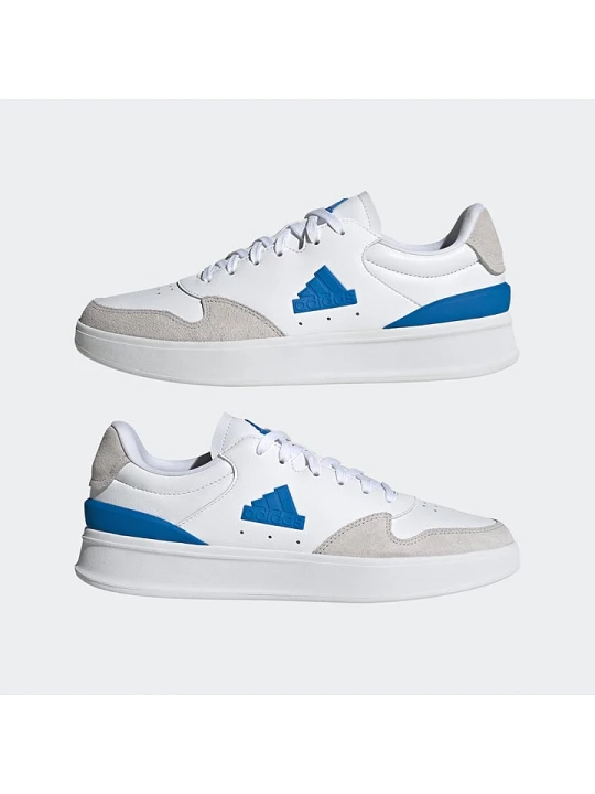 Zdjęcie produktu adidas Skórzane sneakersy "KANTANA" w kolorze białym ze wzorem rozmiar: 40