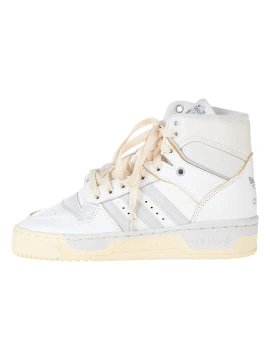 Zdjęcie produktu adidas Skórzane sneakersy "Rivalry Hi" w kolorze białym rozmiar: 38