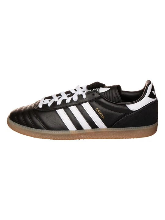 Zdjęcie produktu adidas Skórzane sneakersy "Samba" w kolorze czarnym rozmiar: 42 2 / 3