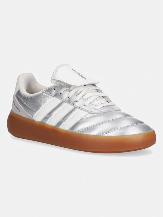 Zdjęcie produktu adidas sneakersy skórzane Barreda Mundial srebrny