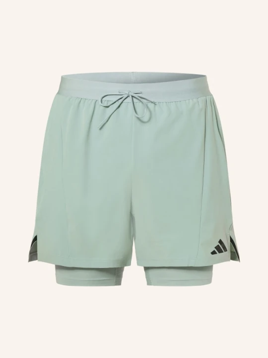 Zdjęcie produktu Adidas Spodenki Treningowe 2 W 1 d4t grau MIĘTOWY