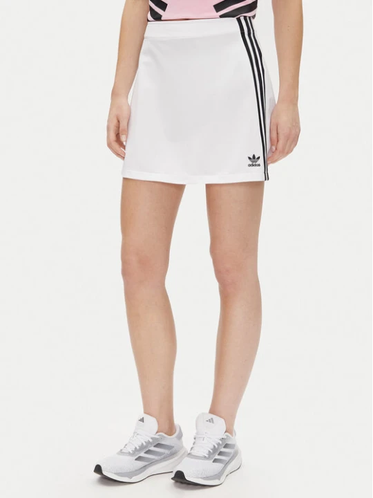 Zdjęcie produktu adidas Spódnica trapezowa adicolor 3-Stripes JD0284 Biały Regular Fit