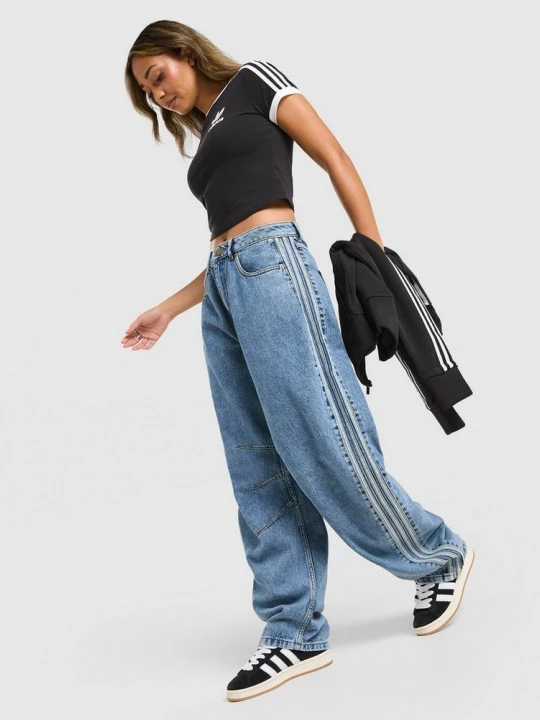 Zdjęcie produktu adidas Spodnie Barrel Denim niebieski