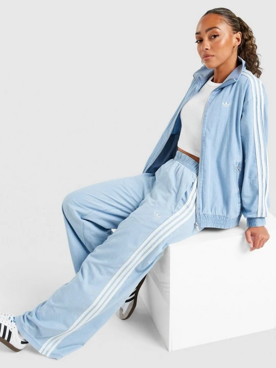 Zdjęcie produktu adidas Spodnie Denim Wide Leg niebieski