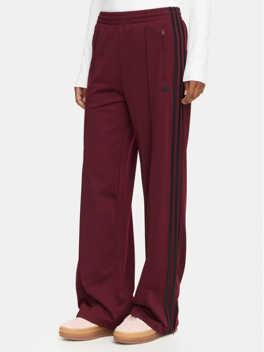 Zdjęcie produktu adidas Spodnie dresowe Firebird Loose Tracksuit KS4669 Bordowy Loose Fit