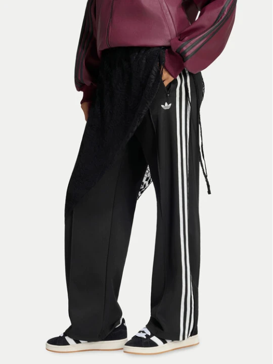 Zdjęcie produktu adidas Spodnie dresowe 2In1 Firebird Loose Track Trousers With Lace Skirt LG4271 Czarny Relaxed Fit