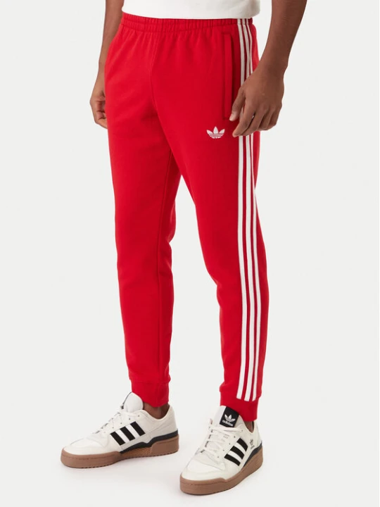 Zdjęcie produktu adidas Spodnie dresowe 3-Stripes KE3560 Czerwony Slim Fit