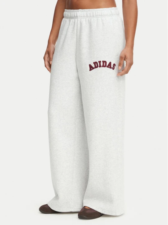 Zdjęcie produktu adidas Spodnie dresowe Adidas Damskie 3-Stripes KU0333 Szary Loose Fit
