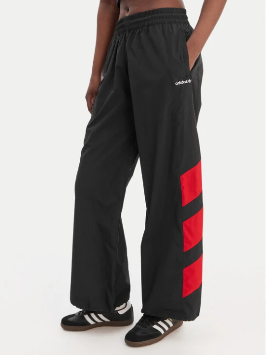 Zdjęcie produktu adidas Spodnie dresowe Blocked Washed KE5037 Szary Loose Fit