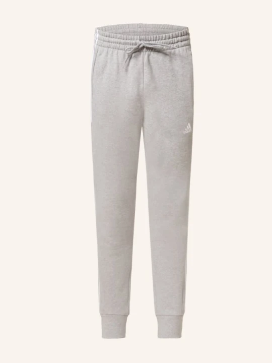 Zdjęcie produktu Adidas Spodnie Dresowe Essentials French Terry Tapered Cuff 3-Stripes grau SZARY