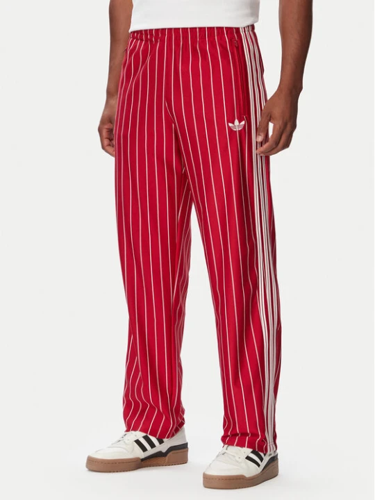 Zdjęcie produktu adidas Spodnie dresowe Firebrid Pinstripes Track KR7230 Czerwony Regular Fit