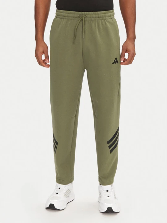 Zdjęcie produktu adidas Spodnie dresowe Future Icons 3-Stripes JD4891 Zielony Loose Fit