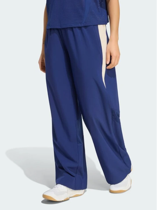 Zdjęcie produktu adidas Spodnie dresowe Hyperglam Color Block KQ5759 Niebieski Loose Fit