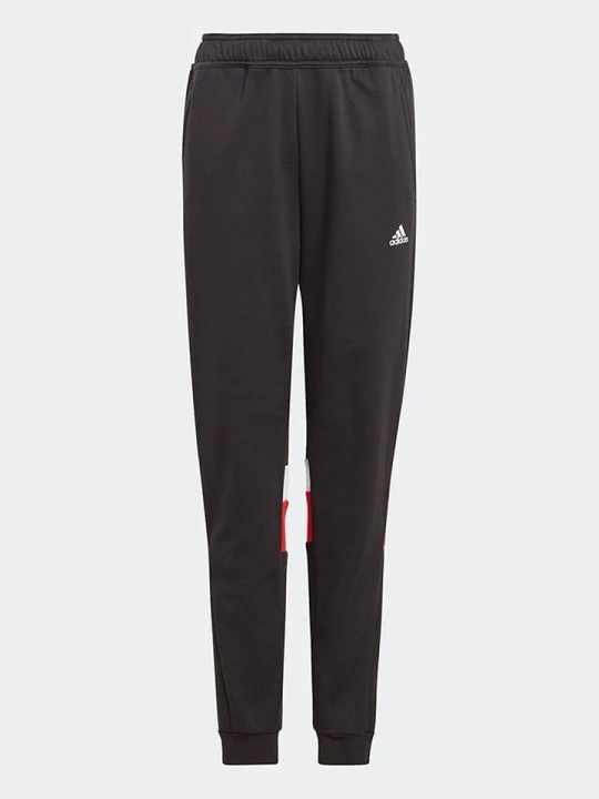 Zdjęcie produktu adidas Spodnie dresowe "J 3S TIB PT" w kolorze czarno-biało-czerwonym rozmiar: 164