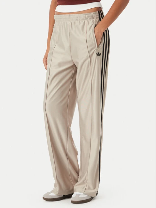 Zdjęcie produktu adidas Spodnie dresowe Metallic Firebird KS9974 Beżowy Wide Leg
