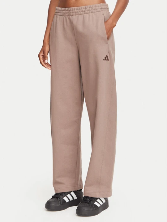 Zdjęcie produktu adidas Spodnie dresowe Small Logo KV9838 Beżowy ciemny Barrel Fit