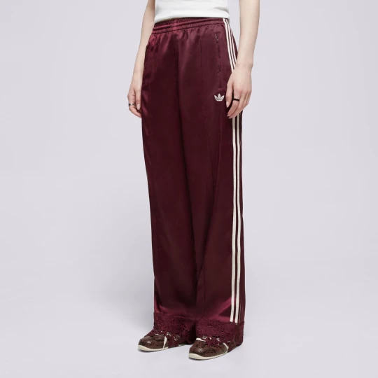 Zdjęcie produktu Adidas Spodnie Satin Lace Track Pants Loose Firebird bordowy