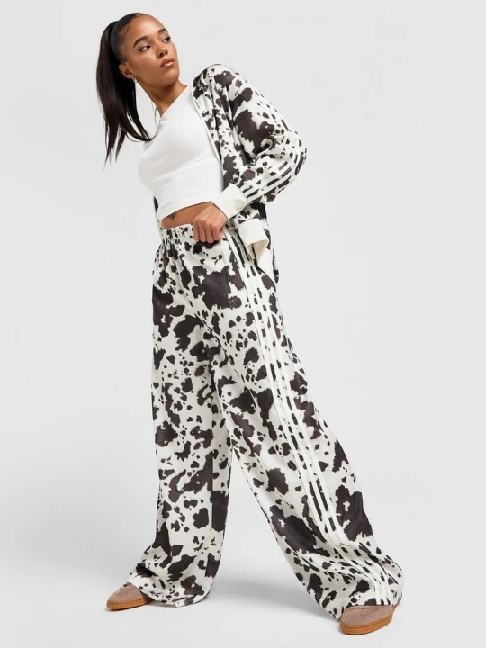 Zdjęcie produktu adidas Spodnie Satin Wide Leg Cow Print