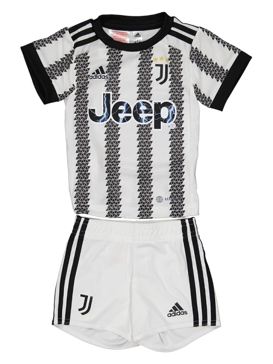 Zdjęcie produktu adidas Strój sportowy "Juve" w kolorze biało-czarnym rozmiar: 80