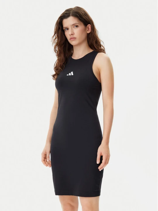 Zdjęcie produktu adidas Sukienka codzienna Future Icons Small Logo JE0199 Czarny Slim Fit