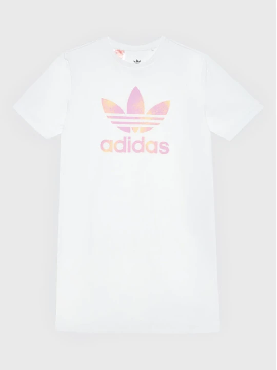 Zdjęcie produktu adidas Sukienka codzienna Graphic Logo HK2935 Biały Relaxed Fit