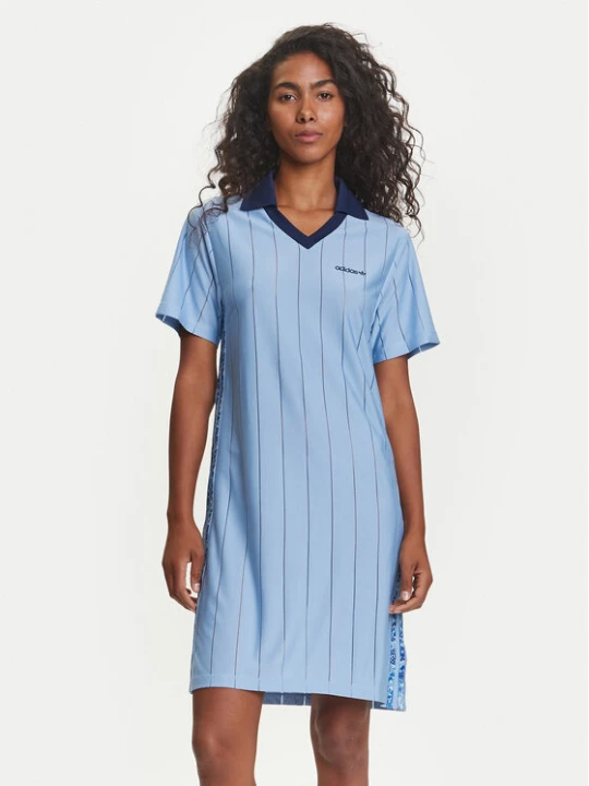 Zdjęcie produktu adidas Sukienka codzienna Liberty London Tonal Football JC5313 Niebieski Regular Fit