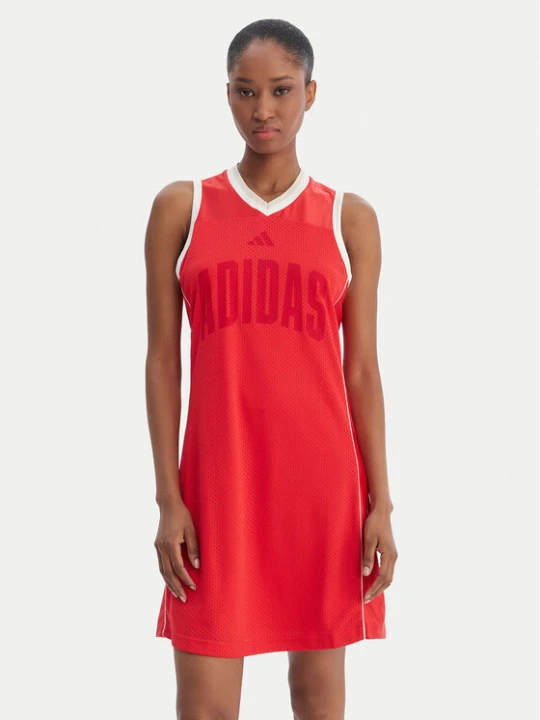 Zdjęcie produktu adidas Sukienka codzienna Stadium KC4998 Czerwony Slim Fit