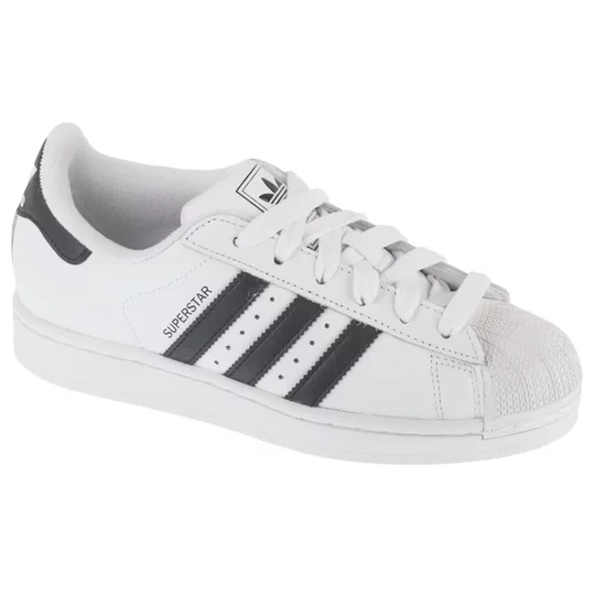 Zdjęcie produktu adidas Superstar II J JH9976, Dla dziewczynki, Białe, buty sneakers, skóra licowa, rozmiar: 36 adidas Originals