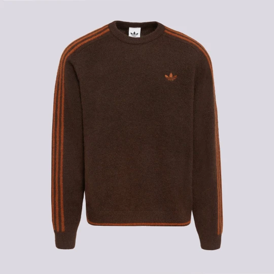 Zdjęcie produktu Adidas Sweter 3S Knit Crew brązowy