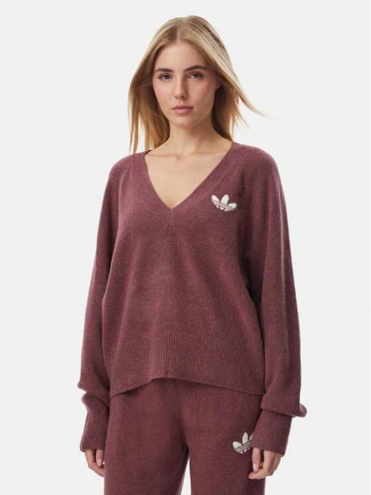 Zdjęcie produktu adidas Sweter Essentials IA4443 Brązowy ciemny Loose Fit