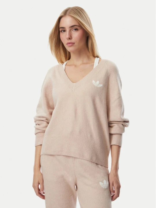 Zdjęcie produktu adidas Sweter Essentials KR9175 Beżowy Loose Fit