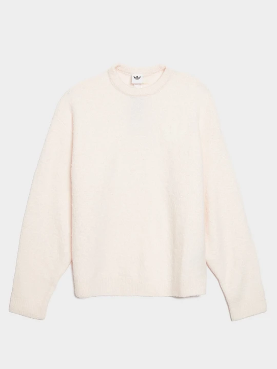 Zdjęcie produktu adidas Sweter Knit Essentials Boucle Crew różowy