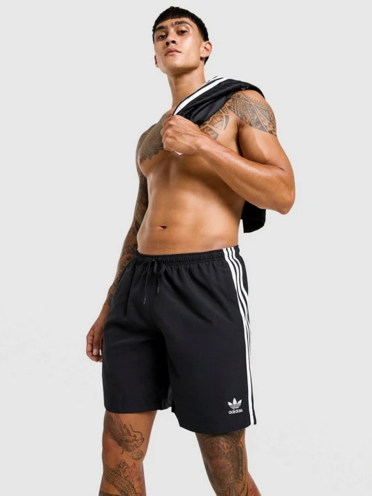 Zdjęcie produktu adidas Szorty Adicolor 3 Stripes Swim czarny